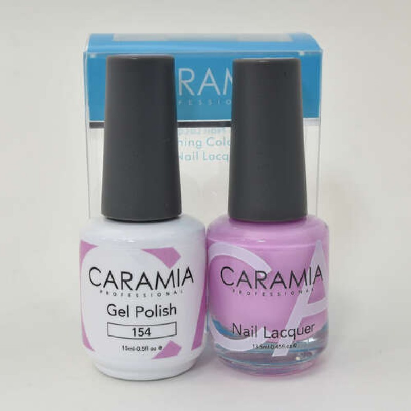 #154 Caramia Gel Polish & Nail Lacquer 0.5oz